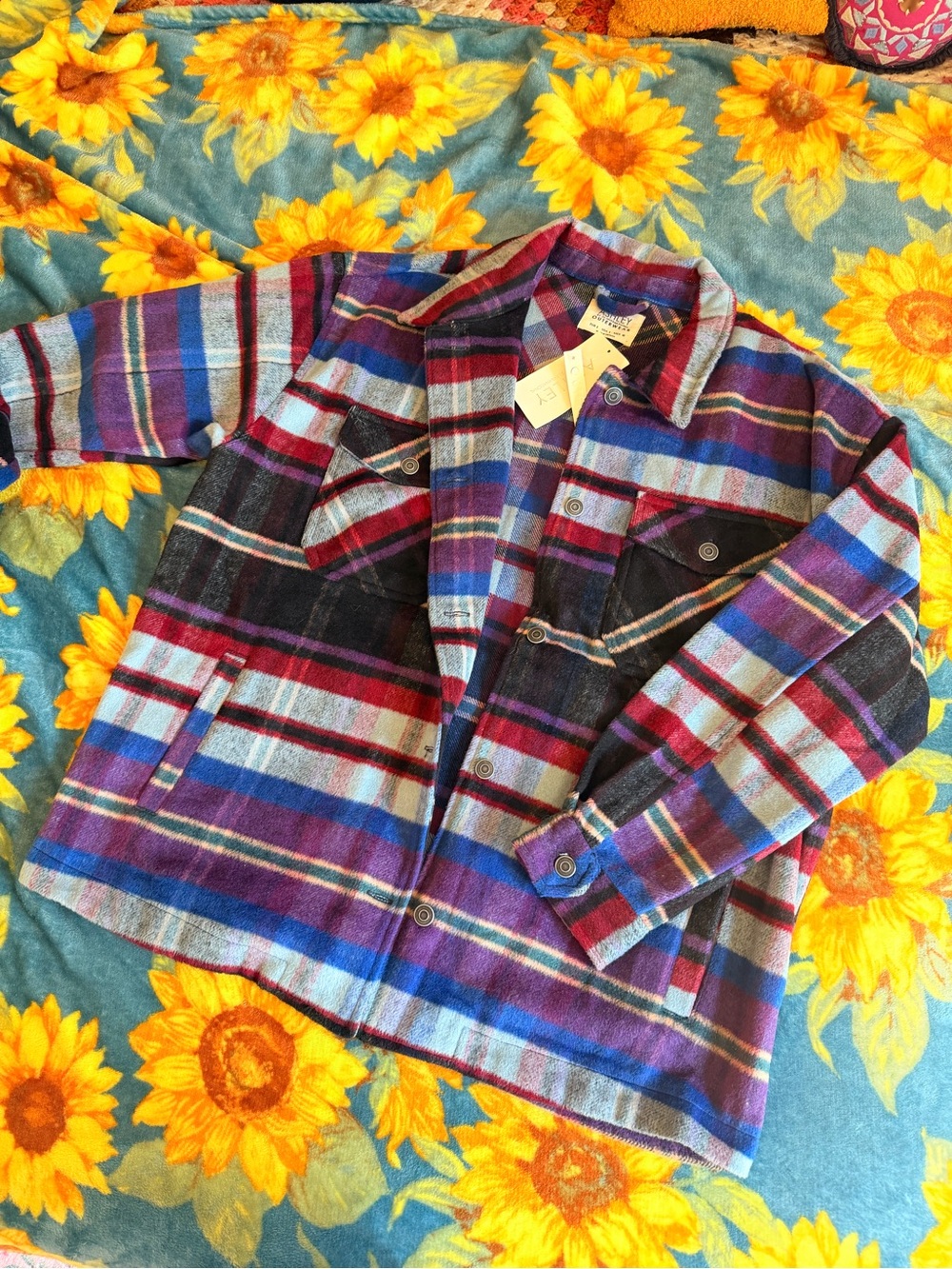 Ashley By 26 International Plaid Shacket